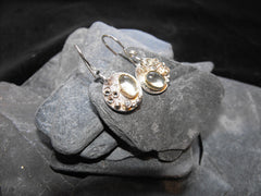 Aquamarine Cabochon Earrings